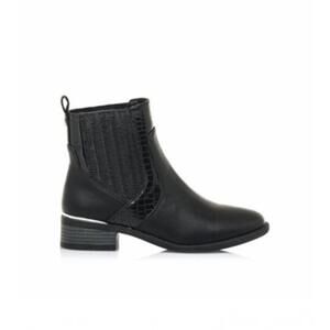 NEW MARIAMARE women's synthetic booties in brush negro